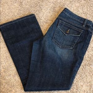 Boot cut denim jeans